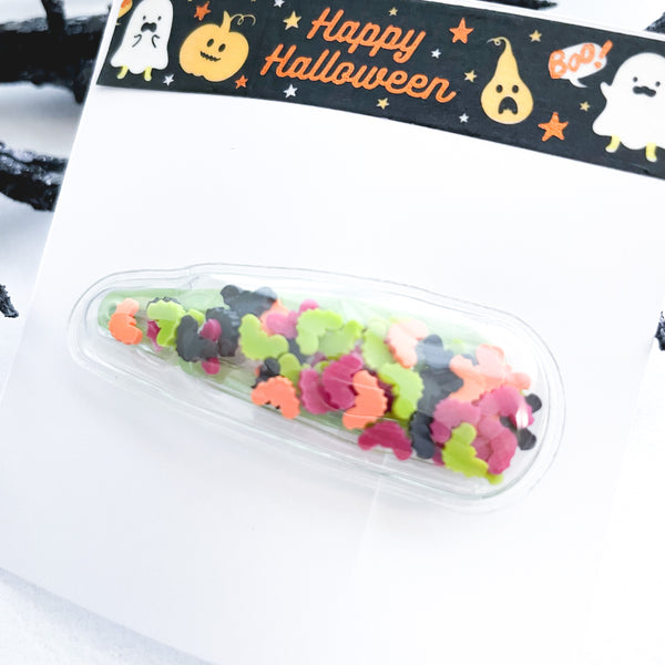 Colorful Bats Shaker Snap Clip