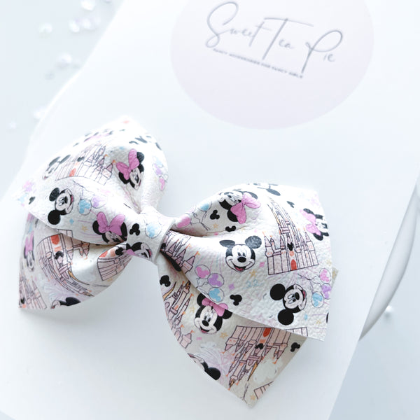 Mouse Castle Modern Lu Hair Bow