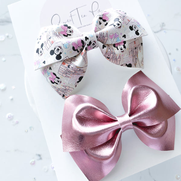 Mouse Castle Modern Lu Hair Bow