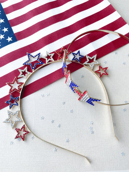 Stars and Stripes Jewel Headband