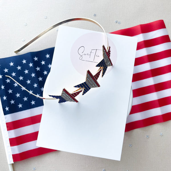Stars and Stripes Jewel Headband