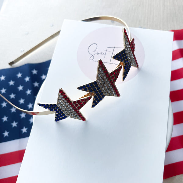 Stars and Stripes Jewel Headband