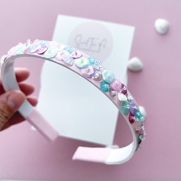 Coastal Cutie Sequin Glitter Headband