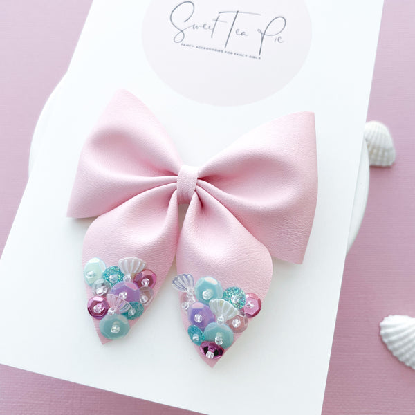Coastal Cutie Sequin Dripped Sailor