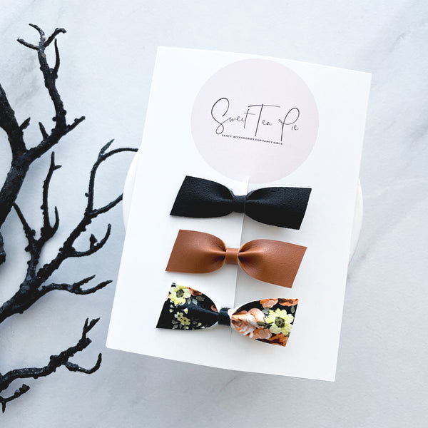 Baby Bow Set of 3 - Halloween