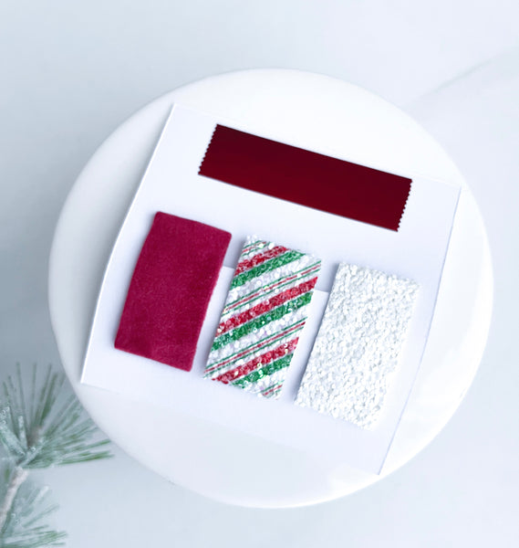 Candy Stripe Tiny Snap Clip Set