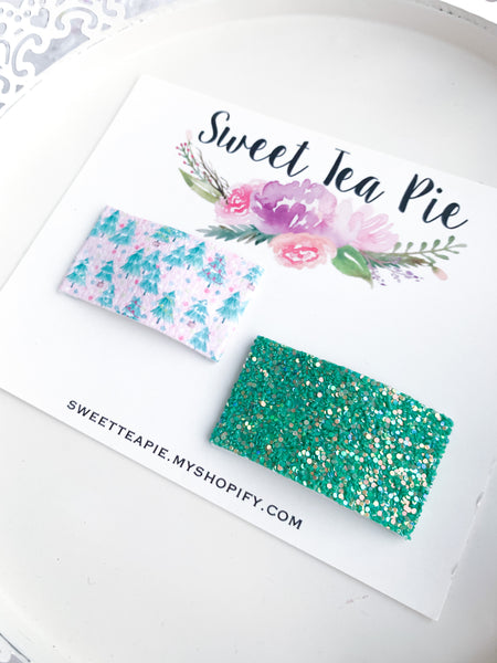 Holiday Spruce Snap Clip Set