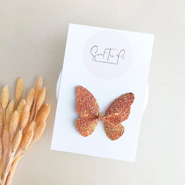 Pumpkin Spice Butterfly Clip