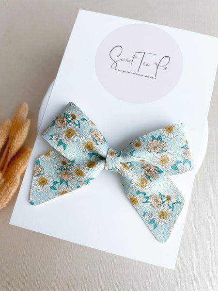 Sunflower Fields Schoolgirl Bow