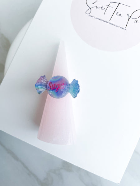 Sugar Swirl (Round) Girls Glam Ring