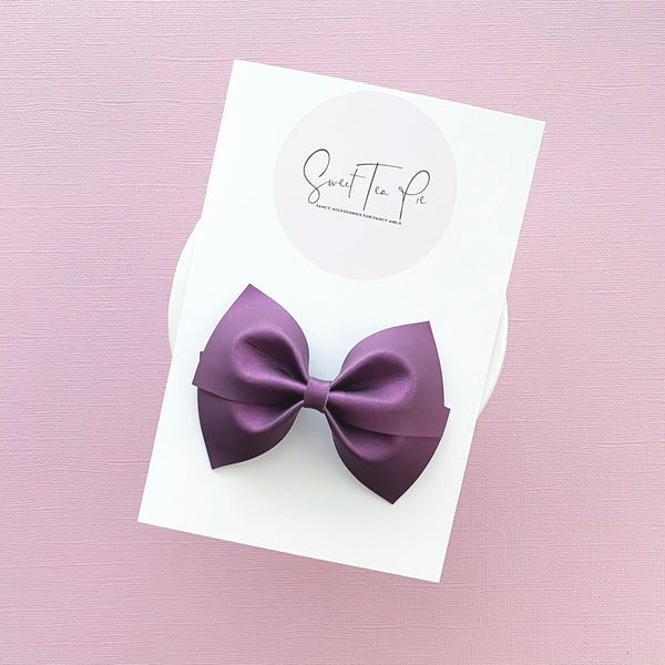 Violet Modern Lu Hair Bow