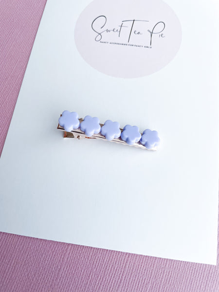 Acrylic Flower Glam Clip -#3
