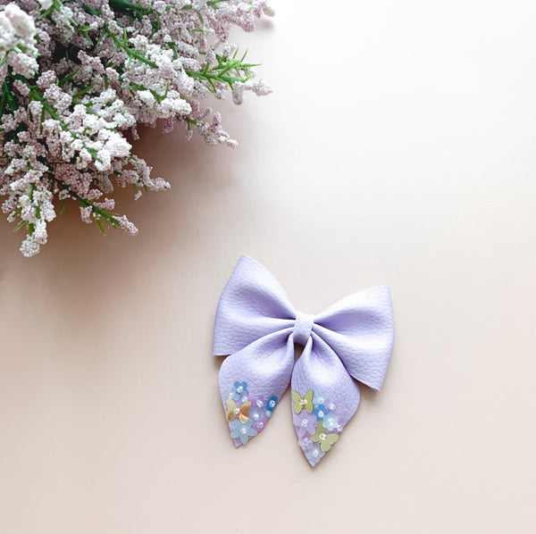 Orchid Butterfly Garden Sequin Dripped Sailor - #3