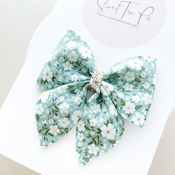 Bridget Floral - Sailor Hair Bow