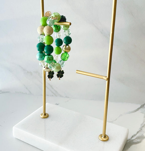 Lucky Clover Glam Bracelet