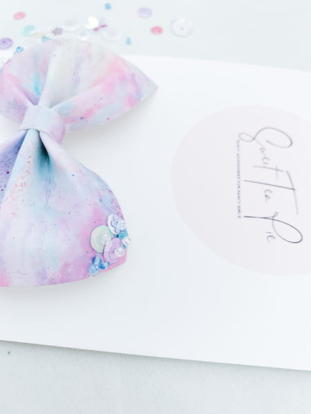 Just Like Magic Sequin Hair Bow - #1