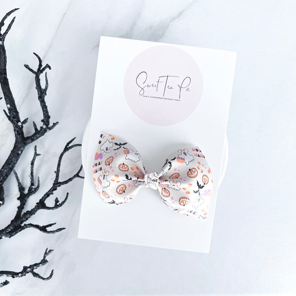 Ghost of Mickey Knot Hair Bow