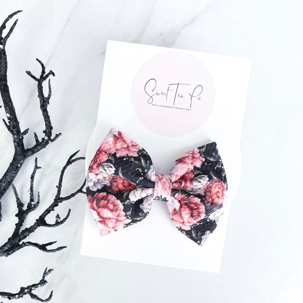All Hallows' Eve Fabric Hair Bow