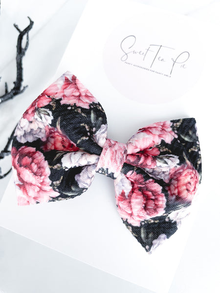 All Hallows' Eve Fabric Hair Bow