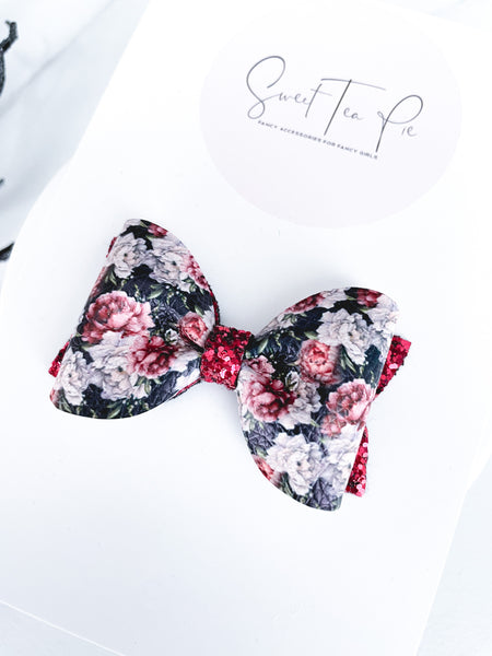 All Hallows' Eve Pinched Loop Hair Bow