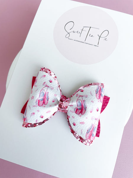 Ballet Pinched Loop Hair Bow