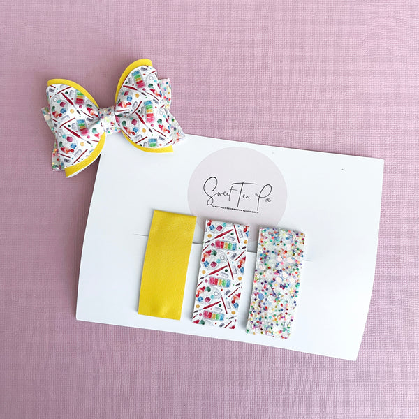 Little Artist Snap Clip - Set of 3