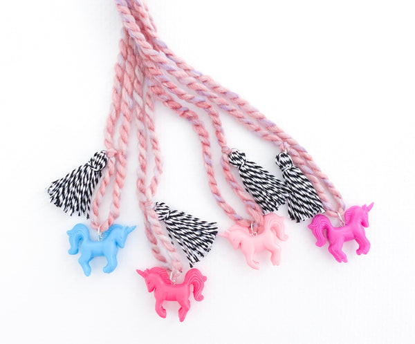 BLUE Unicorn Necklace