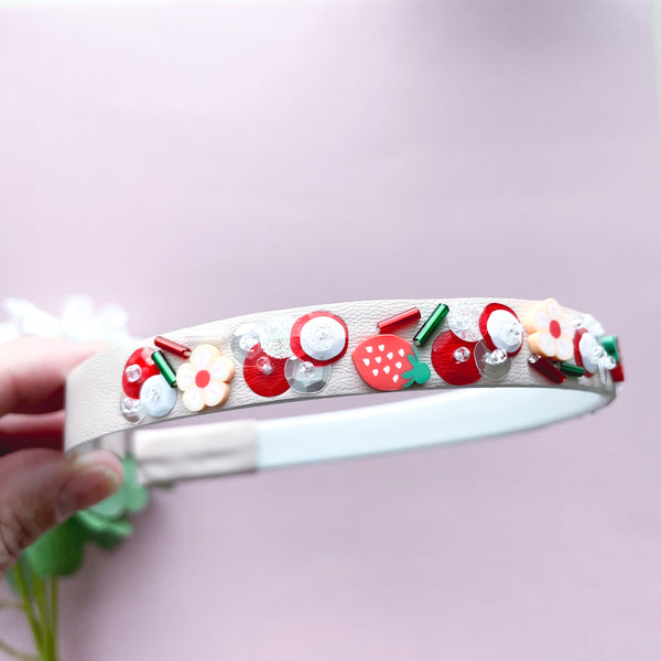 Strawberry Fields Sequin Glitter Headband